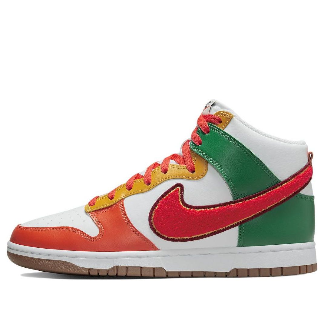 Nike Dunk High 'Chenille Swoosh'  DR8805-100 Classic Sneakers
